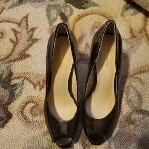 Patent Leather Peep Toe Pump